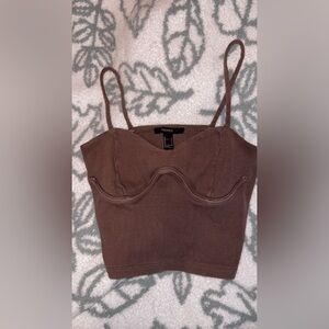 Forget 21 crop top worn